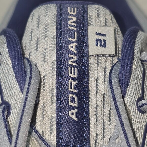 BROOKS RUNNING ADRENALINE GTS 21 MENS GRAY BLUE EUC - Picture 6 of 9